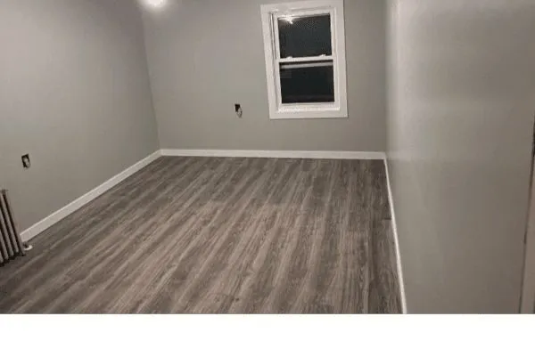 Wood floor installation in finished room in Edison, NJ