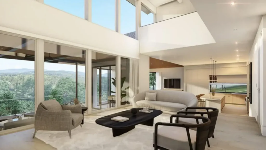 Modern open-concept living room remodel in Middlesex County, NJ